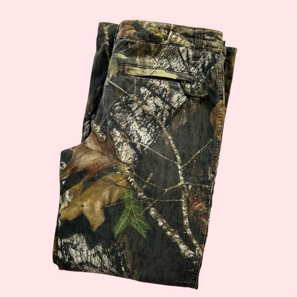 Russell Outdoors Camo Like Realtree Quest Wide Leg Baggy Pants Ladies Medium